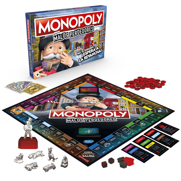 Monopoly Malos Perdedores Hasbro