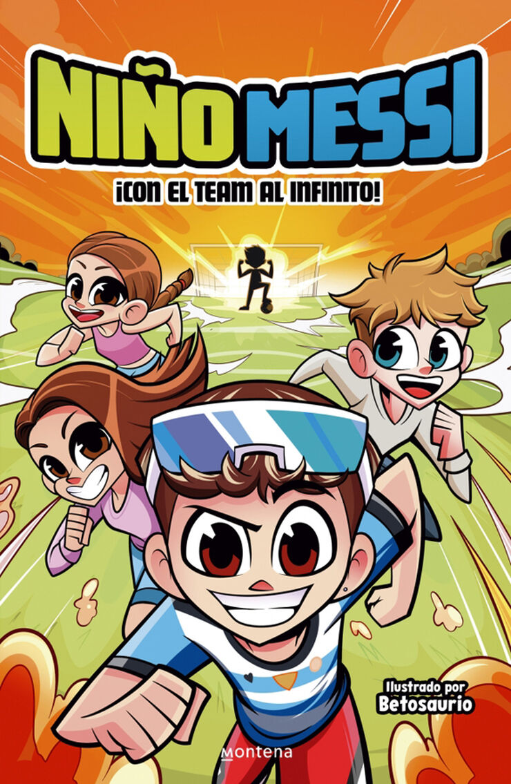 Niño Messi ¡Con el team al infinito!