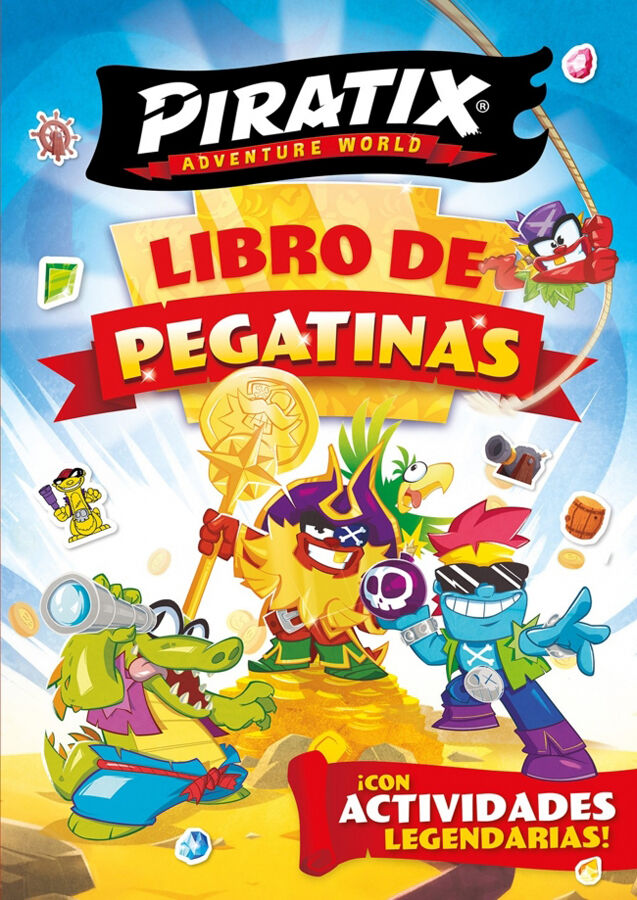 Piratix. Actividades Libro de pegatinas