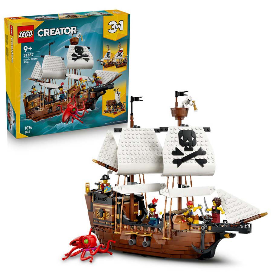 LEGO&reg; Creator Barco Pirata Ic&oacute;nico 31387