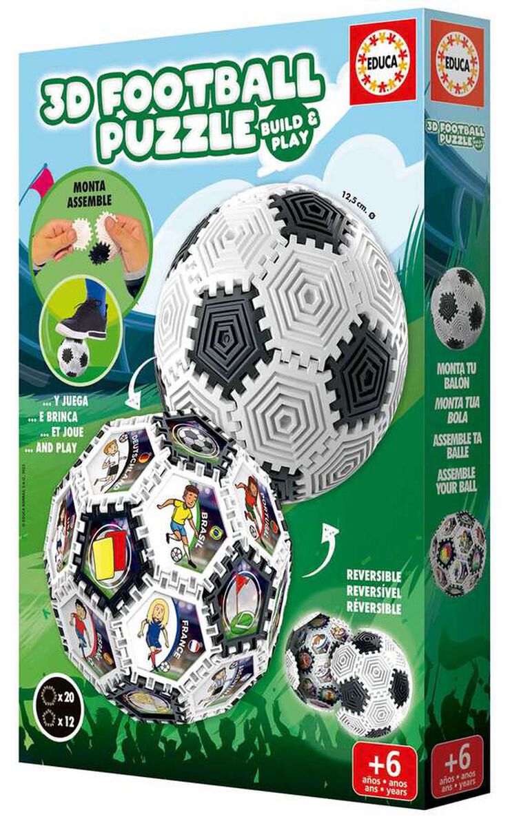 Puzle 32 piezas 3D Football