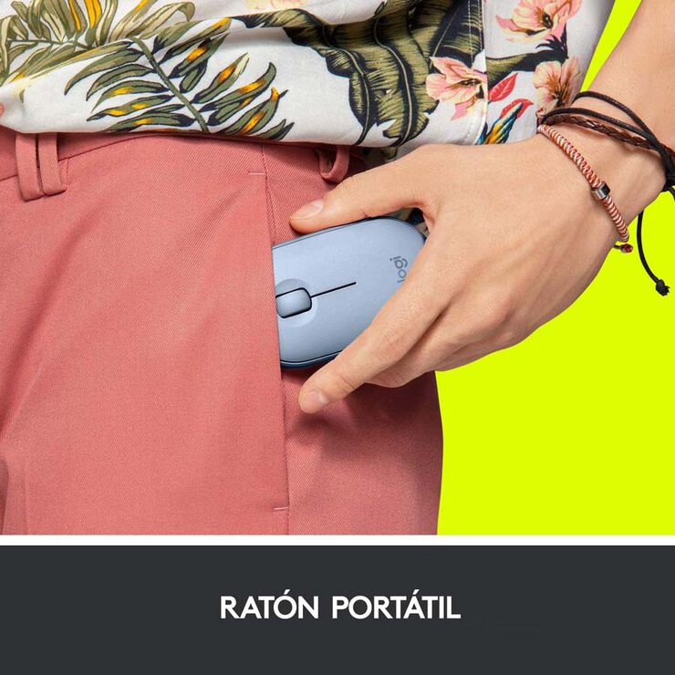 Ratolí Logitech Bluetooth Pebble M350 Blau