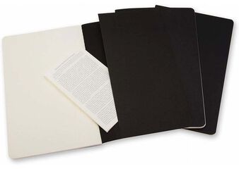 Pack 3 Llibretes Moleskine L negre llis