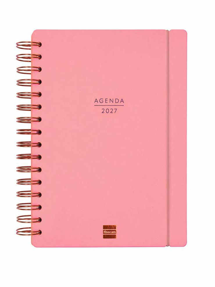 Agenda Finocam 16M Haiku E10 Sem/Vista Catal&aacute;n 2026-27 Coral