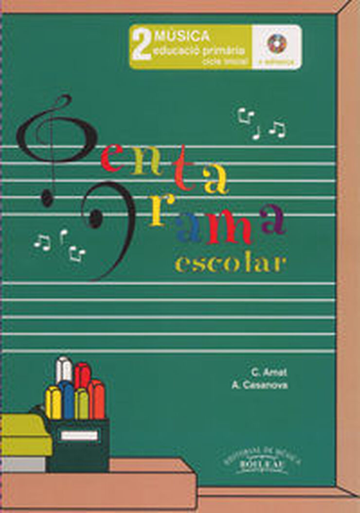 Pentagrama Escolar 2 - Catal (Llibre + Cd)