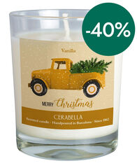 Vela Navidad Vainilla amarillo