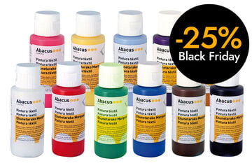 Pintura textil Abacus 60ml naranja