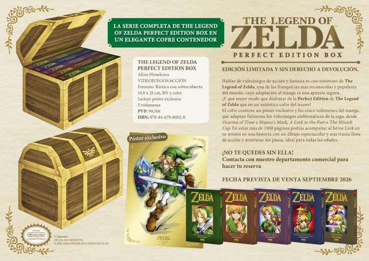 The Legend of Zelda Perfect Edition Box