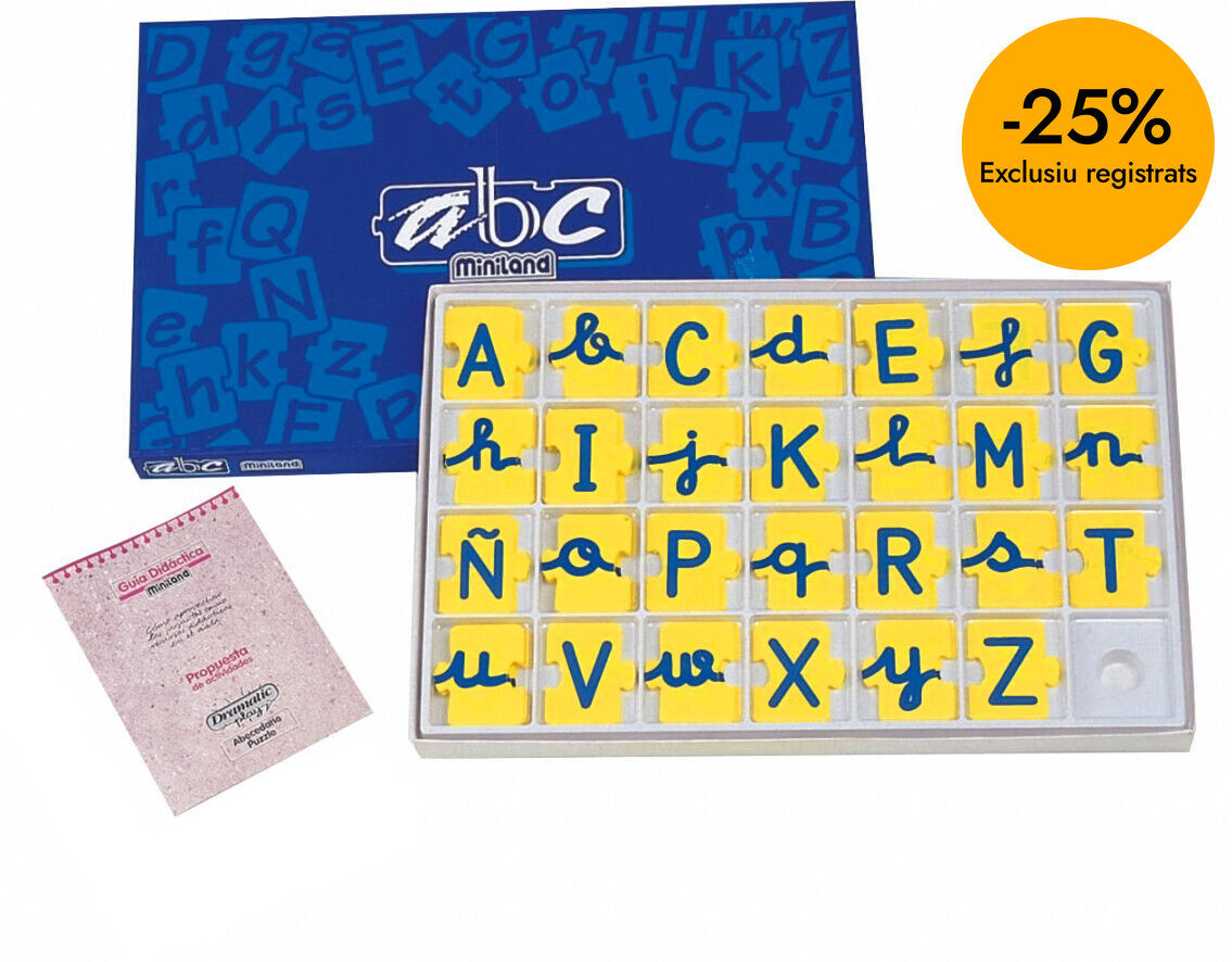 Abecedario may&uacute;sculas y min&uacute;sculas