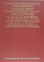 Diccionari Català Invers Amb Informació Diccionari Català Invers Amb Informació