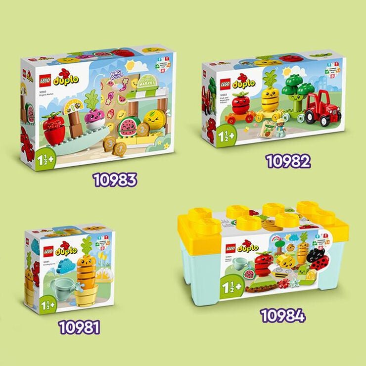 LEGO® DUPLO My First Tractor de Frutas y Verduras 10982