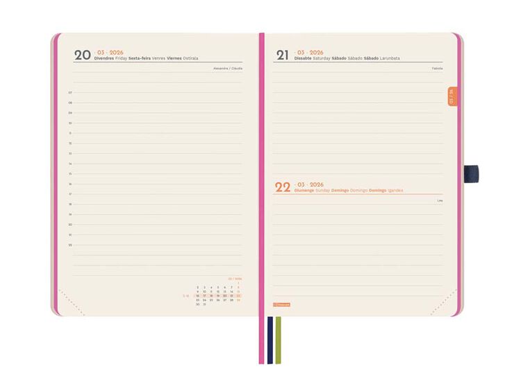 Agenda Finocam Design M4 día/pág cat 2026 Imposible