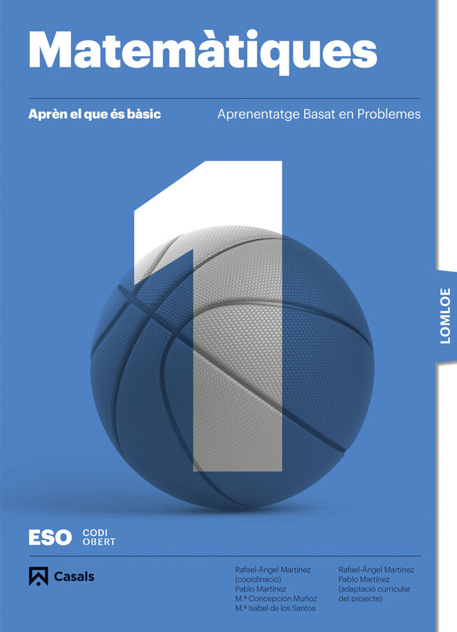 Apr&egrave;n el que &eacute;s b&agrave;sic. Matem&agrave;tiques 1 ESO. LOMLOE