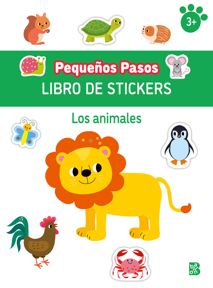 Pequeños pasos Libro de stickers - Los animales
