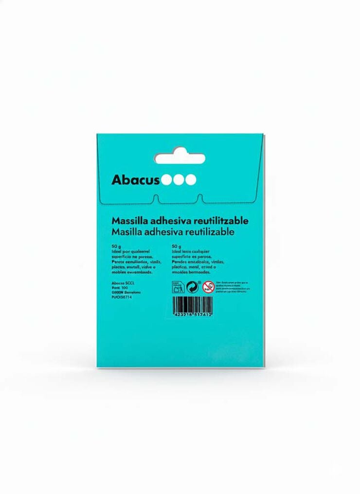 Masilla adhesiva Abacus azul 57g