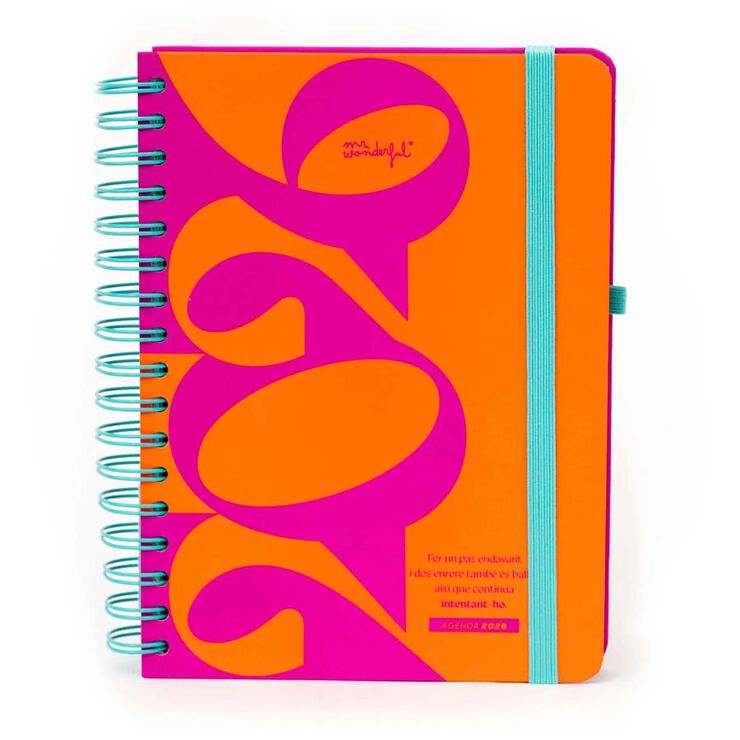 Agenda Mr.Wonderful día/pág 2026 cat Continua intentant