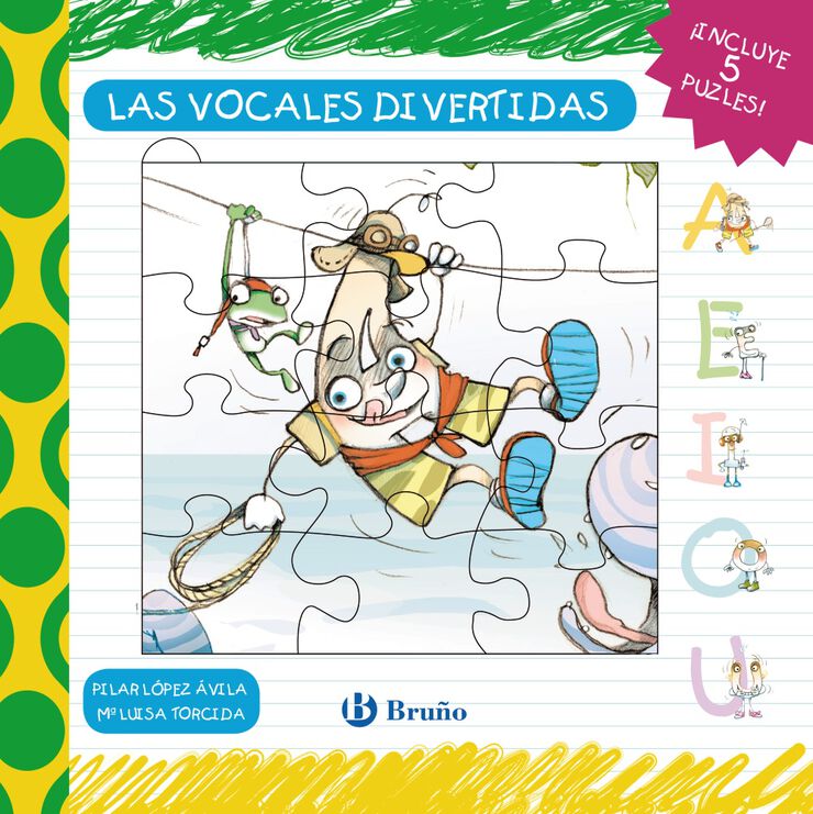 Las vocales divertidas - Libro puzle