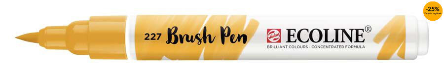 Retolador Ecoline Brush Pen ocre groc 227