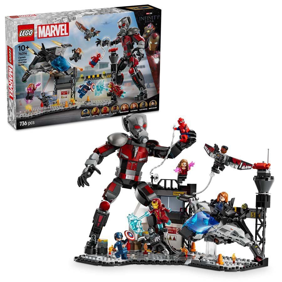 LEGO&reg; Super Herois Gran Batalla del Capit&agrave; Am&egrave;rica: Civil War 76314