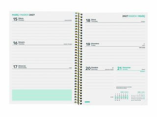 Agenda Escolar Finocam Secundaria 1/4 Sem/Vista Catal&aacute;n 2026-27 Shine