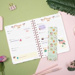 Agenda Finocam The Flower Journal E10 setm/vista horitzontal cas 2026 rosa
