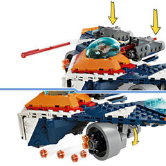 LEGO®  Super Herois Warbird de Rocket vs. Ronan 76278