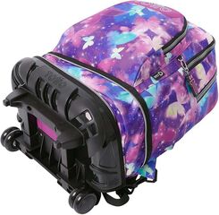 Mochila con ruedas desmontable Totto glitter Star Butterfly