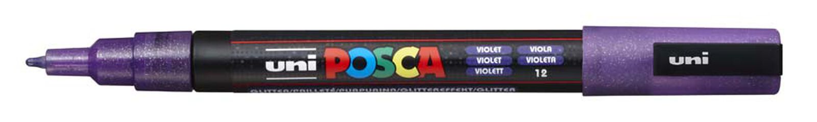 Rotuladores Posca PC-3M glitter 8 colores