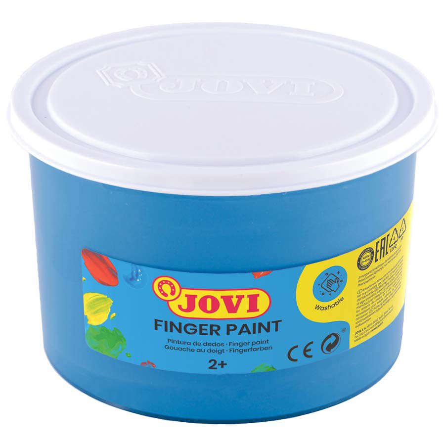 Pintura de dedos Jovi 500ml azul