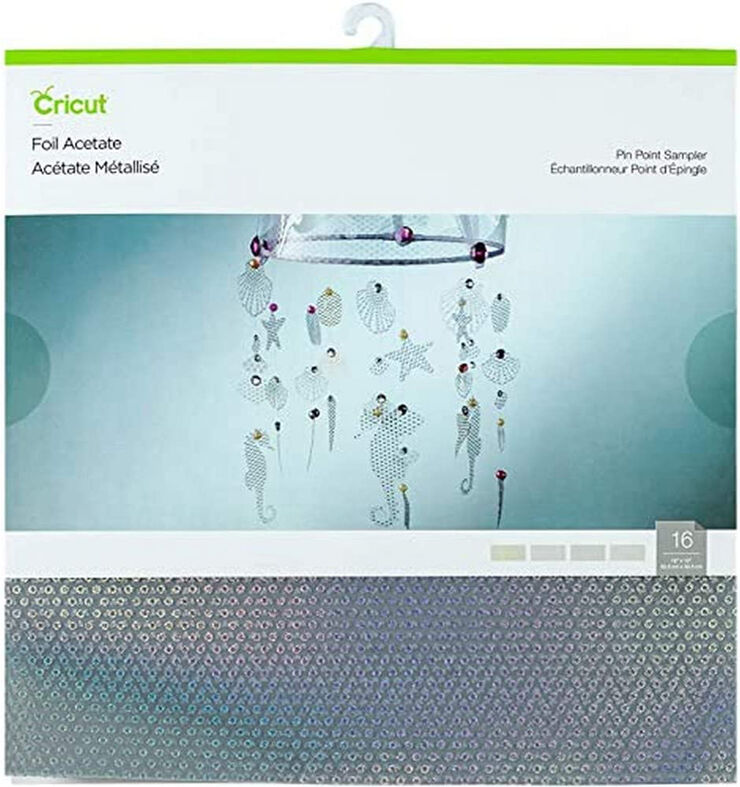 Cricut Foil Acetato 16 Hojas 30x30cm Pin
