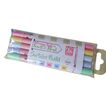 Retoladors Zig Scroll&Brush pastel 5 colors