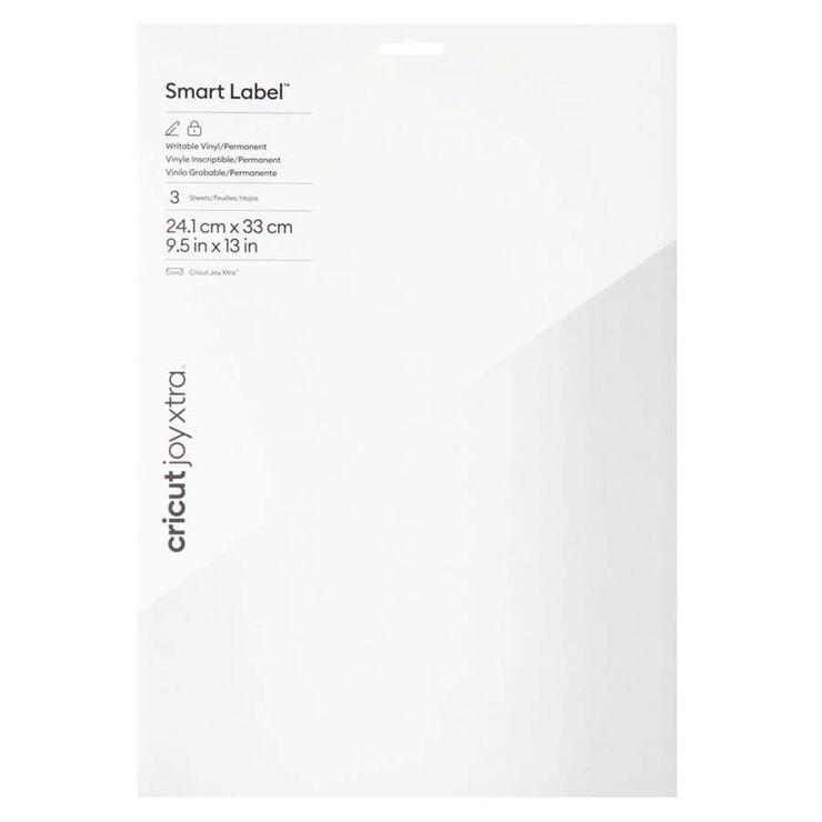 Cricut Xtra Etiquetes Smart imprimible removible blanc 3 fulls
