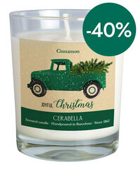 Vela Navidad Canela verde