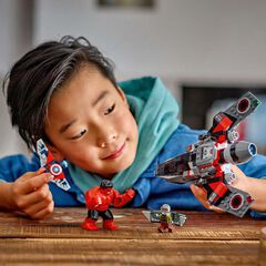 LEGO® Super Heroes Batalla entre el Capitán América y Hulk Rojo 76292