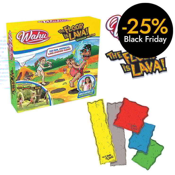 The floor is lava! Outdoor edition