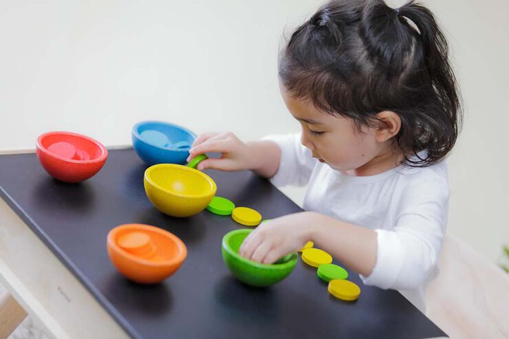 Tazas ordena y cuenta