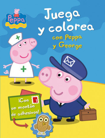 Juega y colorea con Peppa y George