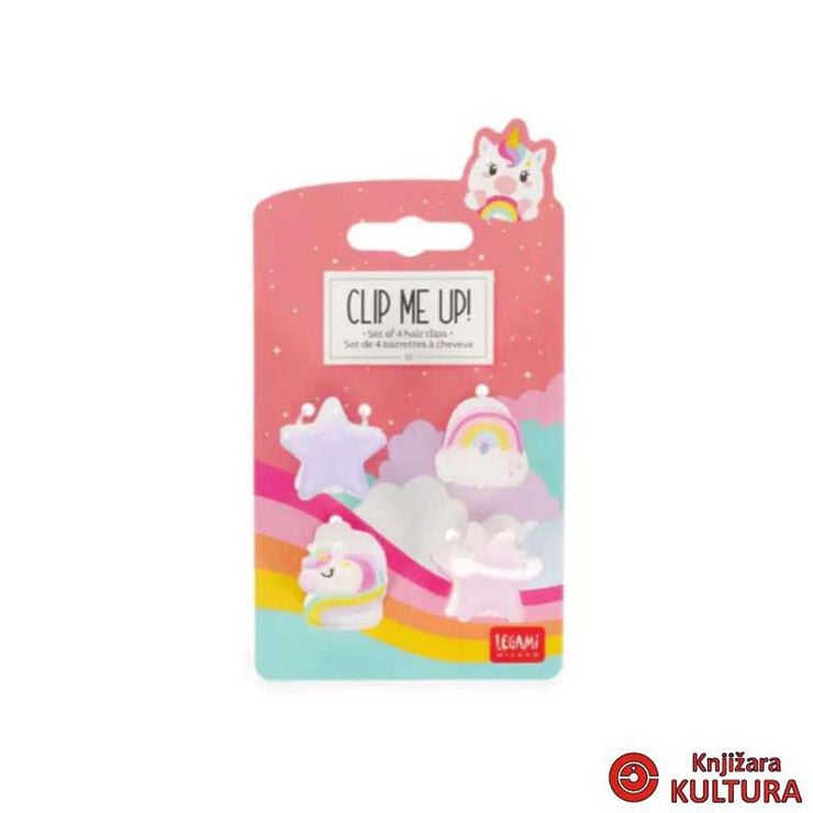 Pinza para el Pelo Legami Unicorn &ndash; 4 unidades
