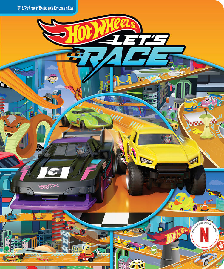 Hot Wheels: Let&rsquo;s Race Mi primer busca y encuentra Libro de actividades PI Kids