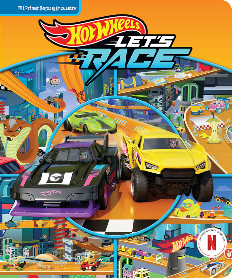 Hot Wheels: Let&rsquo;s Race Mi primer busca y encuentra Libro de actividades PI Kids