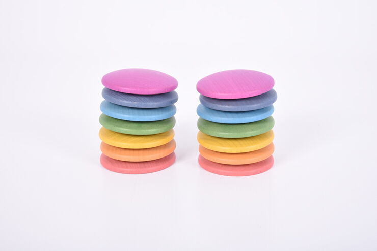 Discs de fusta Rainbow