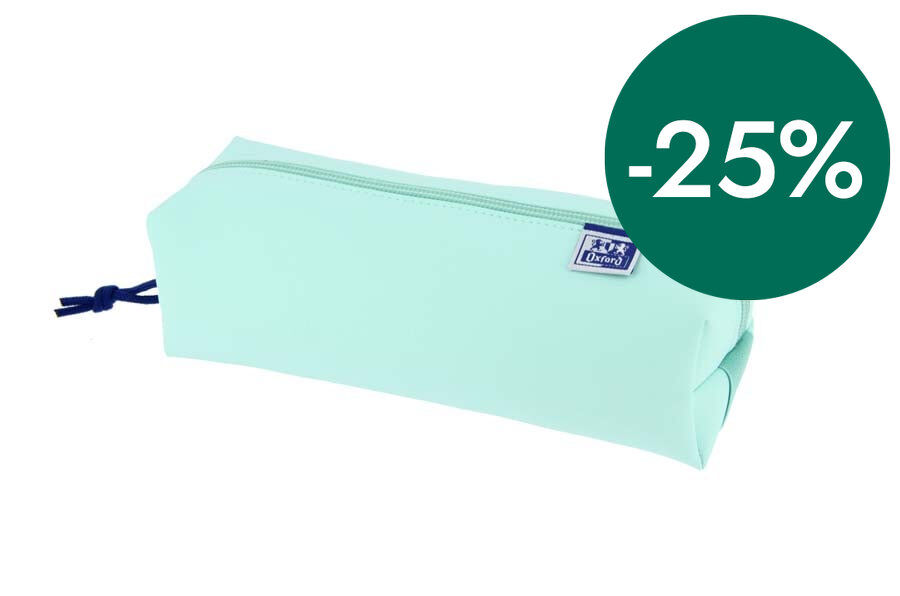 Estoig quadrat Oxford Live & Go blau