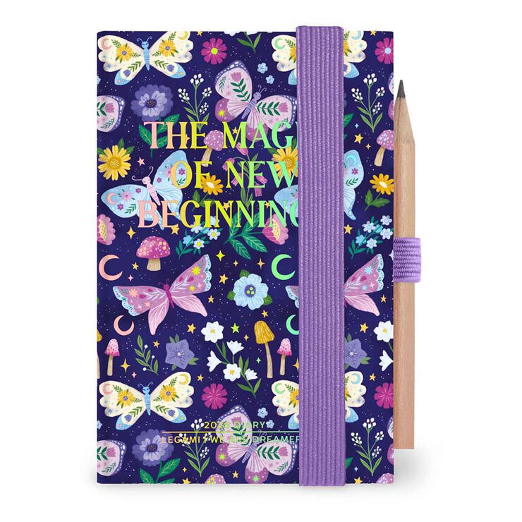 Agenda Legami Mini 2día/pág mult 2026 Butterfly