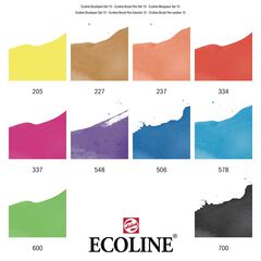 Rotuladores Pincel Talens Ecoline Primarios 10 colores