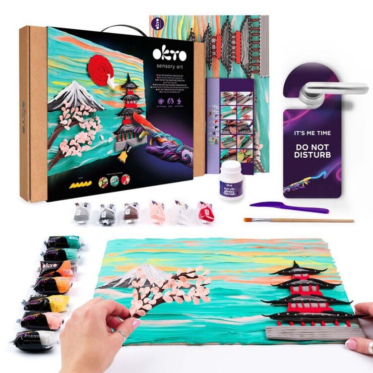 Okto DIY Pintura creativa sensorial 3D Japó