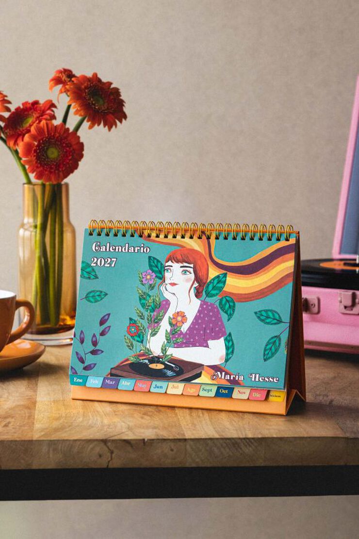 Calendario Sobremesa Tantanfan Castellano 2027 Maria Hesse
