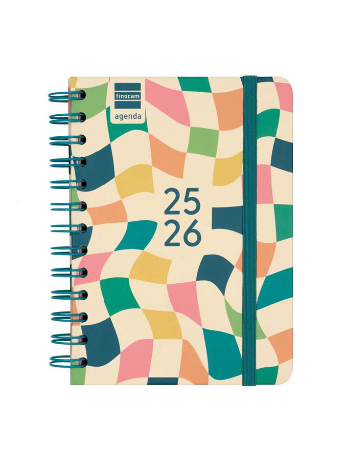 Agenda Finocam escolar Cosmo 1/8  setm/vista cat 2025-26 kai