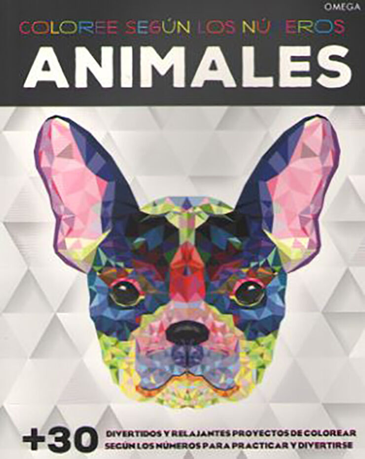 ANIMALES. Coloree segun los numeros