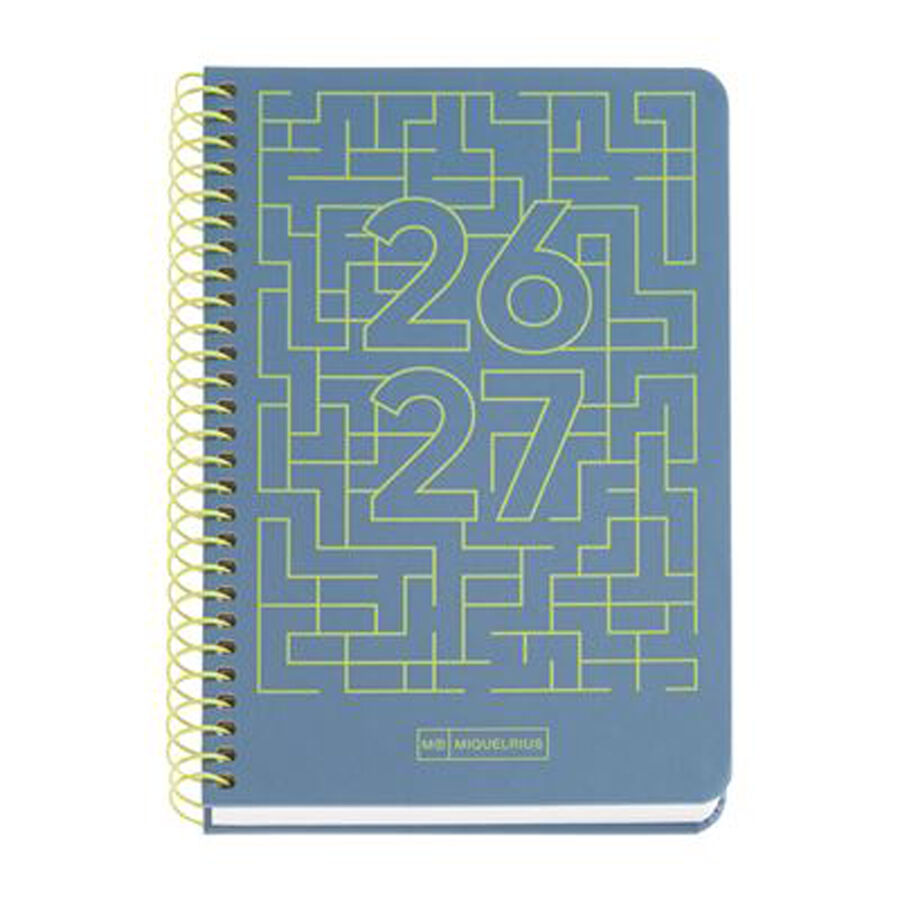 Agenda Escolar Activa D/P Mult. 2026-2027 Lab. Blau