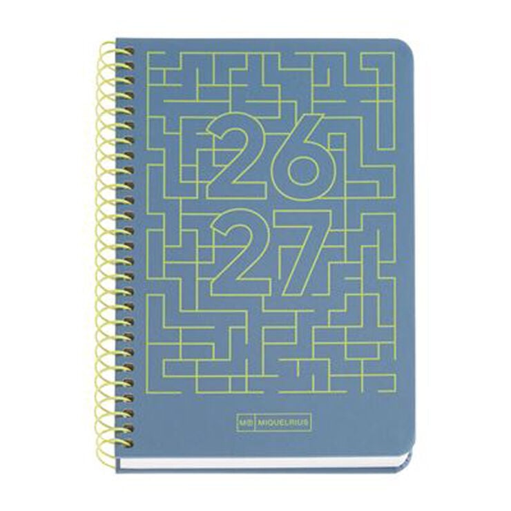 Agenda Escolar Activa D/P Mult. 2026-2027 Lab. Blau